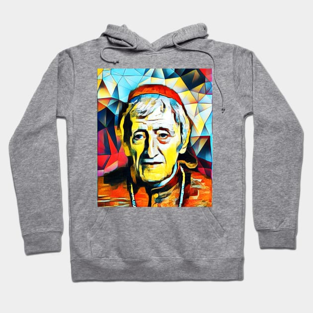 John Henry Newman Abstract Portrait | John Henry Newman Artwork 2 Hoodie by JustLit